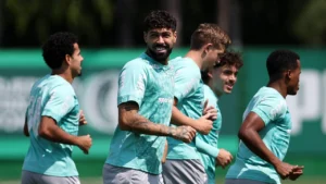 Palmeiras encerra preparação para duelo com o Grêmio pelo Brasileirão