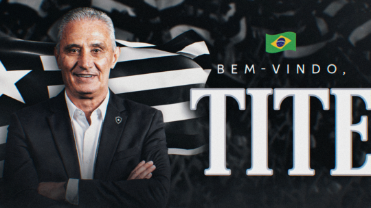 Botafogo anuncia Tite como novo técnico até o fim de 2028