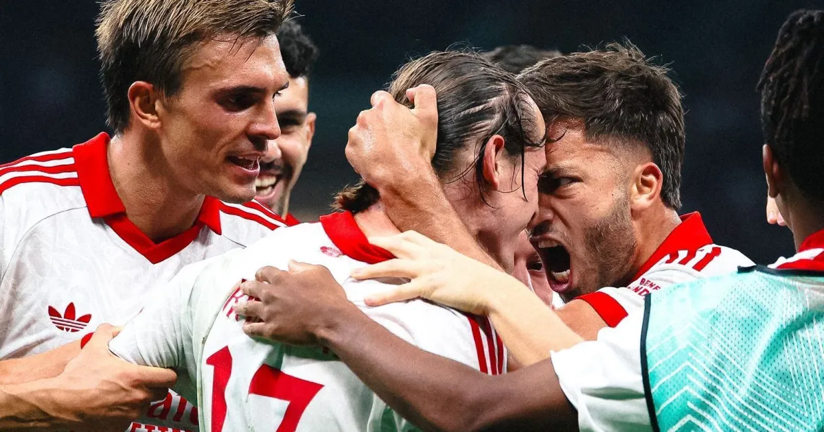 Benfica vence o Milan por 2 a 0 no San Siro pela Liga Europa