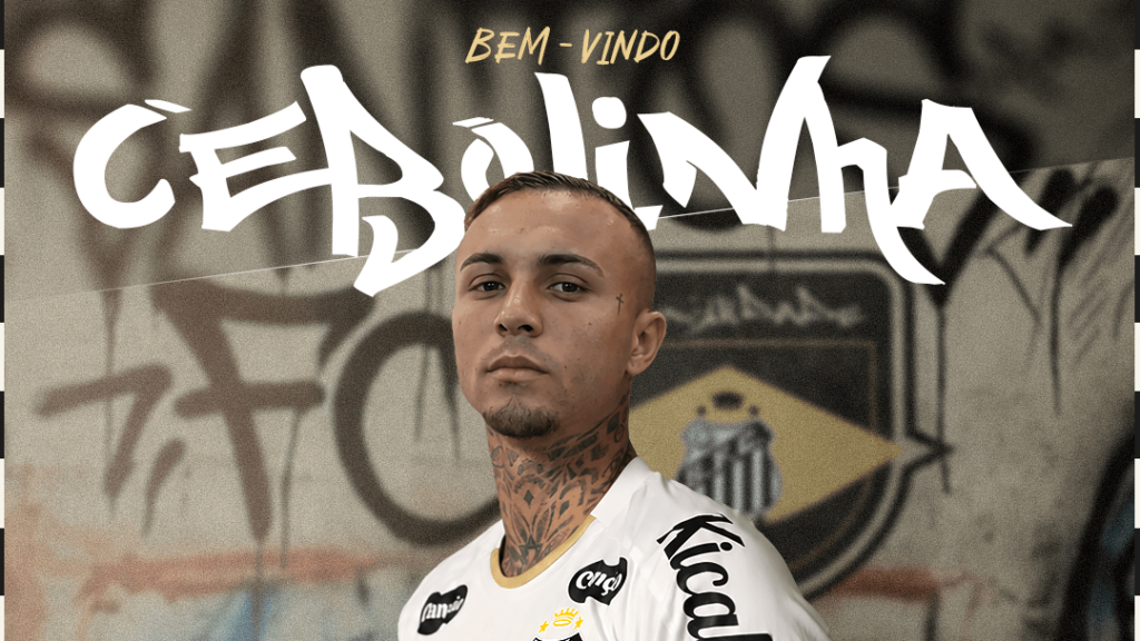 Santos anuncia Everton Cebolinha com contrato até o fim de 2026