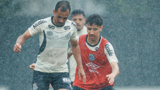 Santos inicia preparação para clássico com Palmeiras sem Neymar