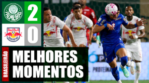 Palmeiras vence o Bragantino e assume provisoriamente a liderança do Brasileirão