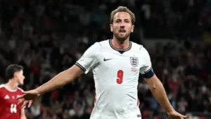 Inglaterra vence Tchéquia com dois gols de Harry Kane e encaminha vaga